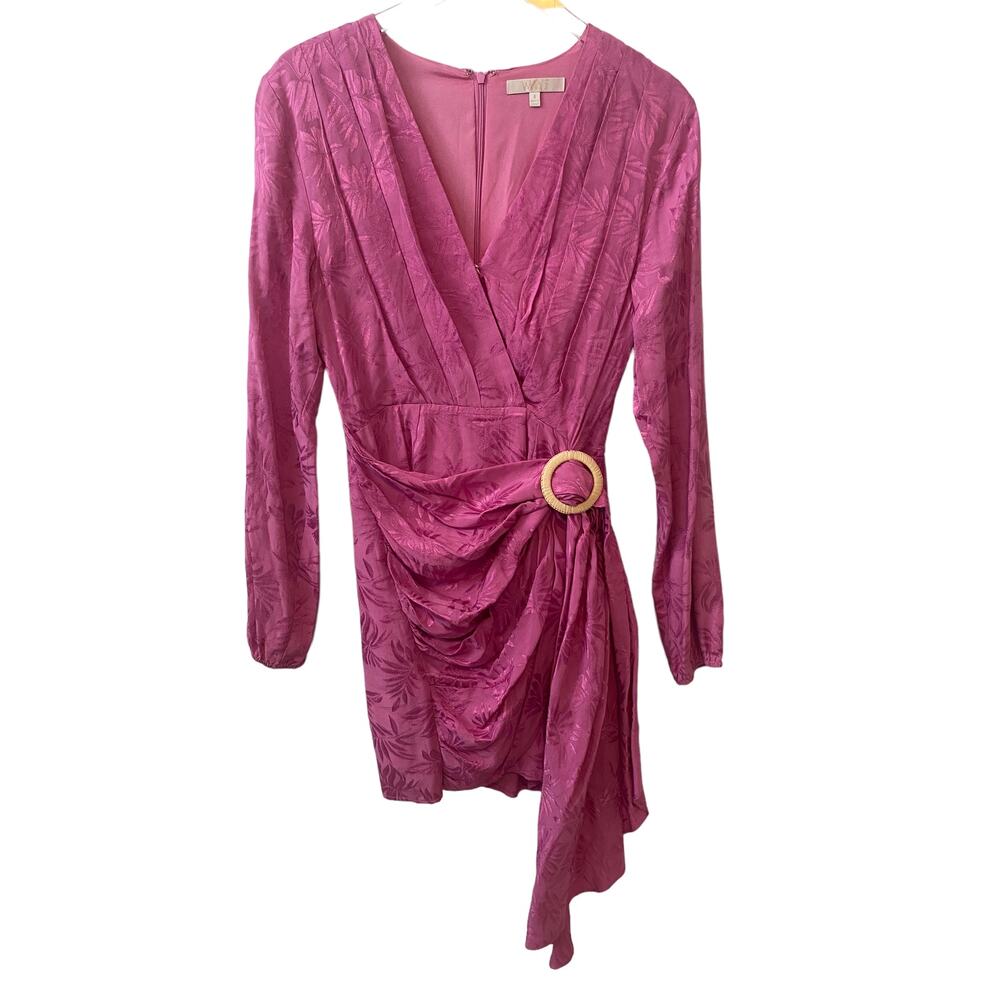 WAYF ATTINA FAUX WRAP DRESS SIZE SMALL - Picture 2 of 11